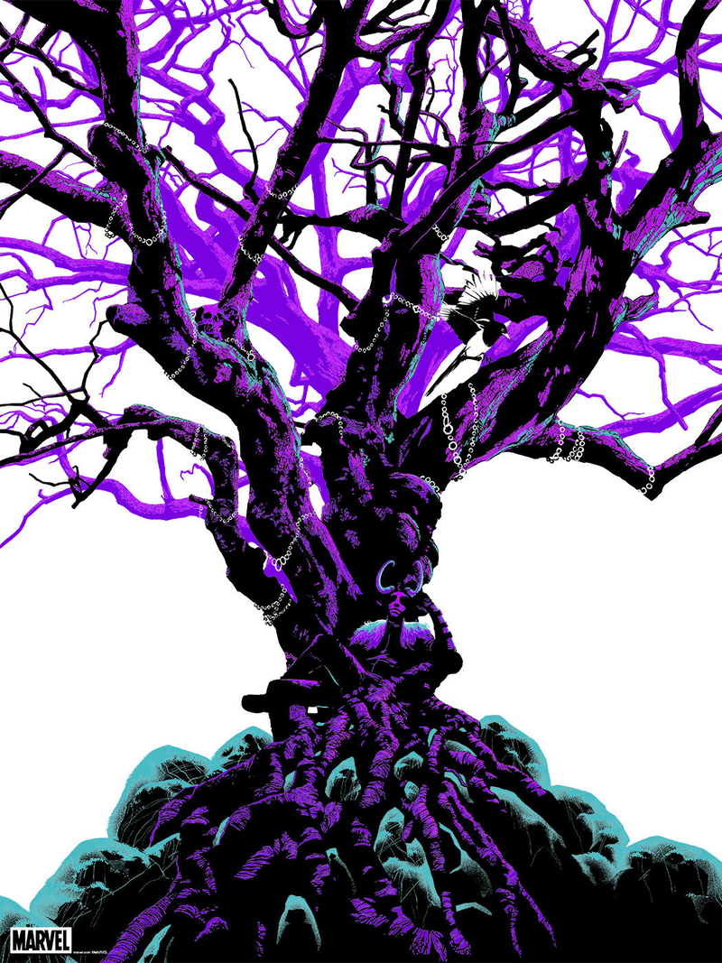 Illustration for article titled Thanos Is Scarier Than Ever In This Exclusive Mondo Poster Reveal